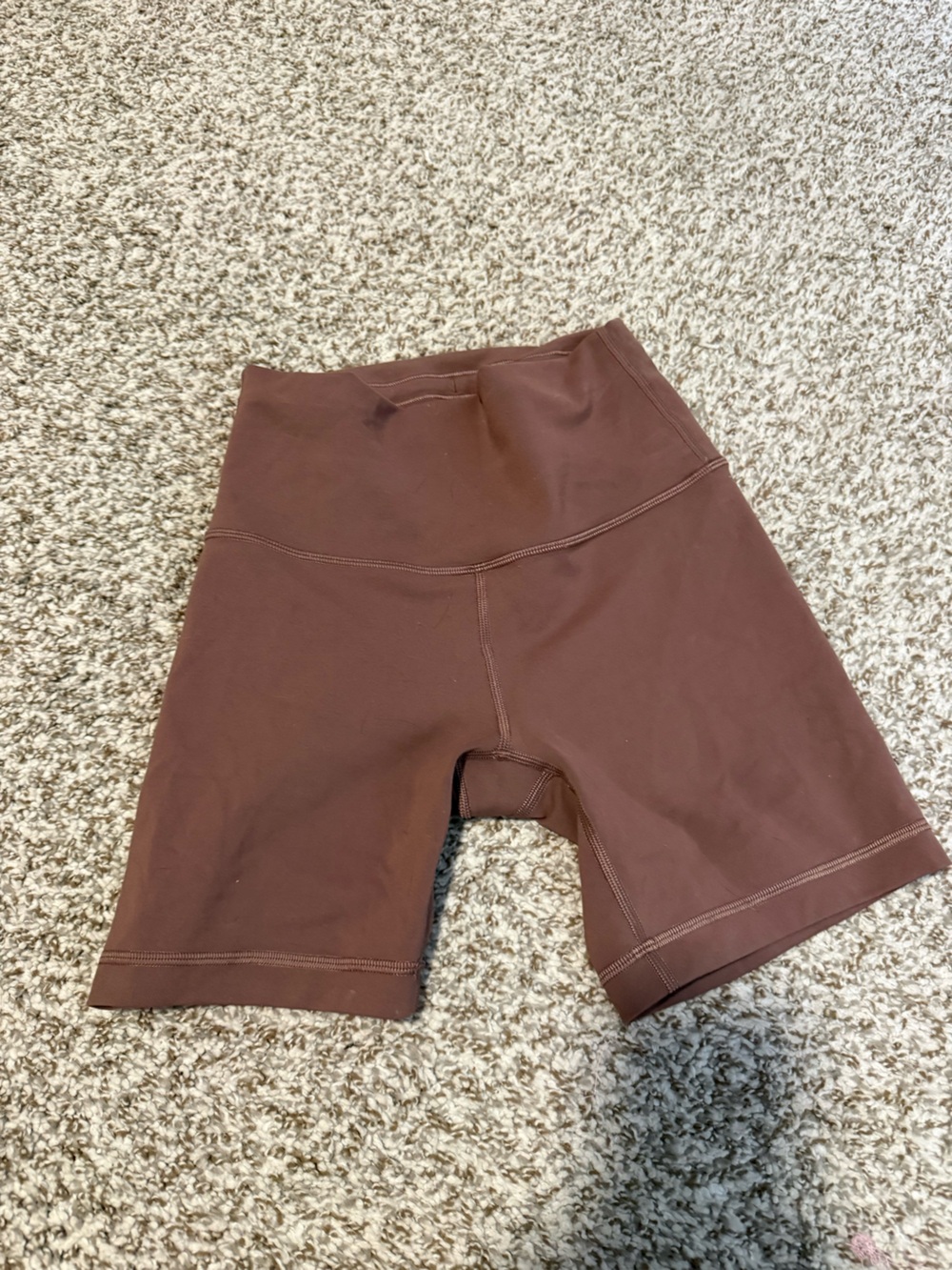 Lululemon Biker Shorts 6” Light Brown